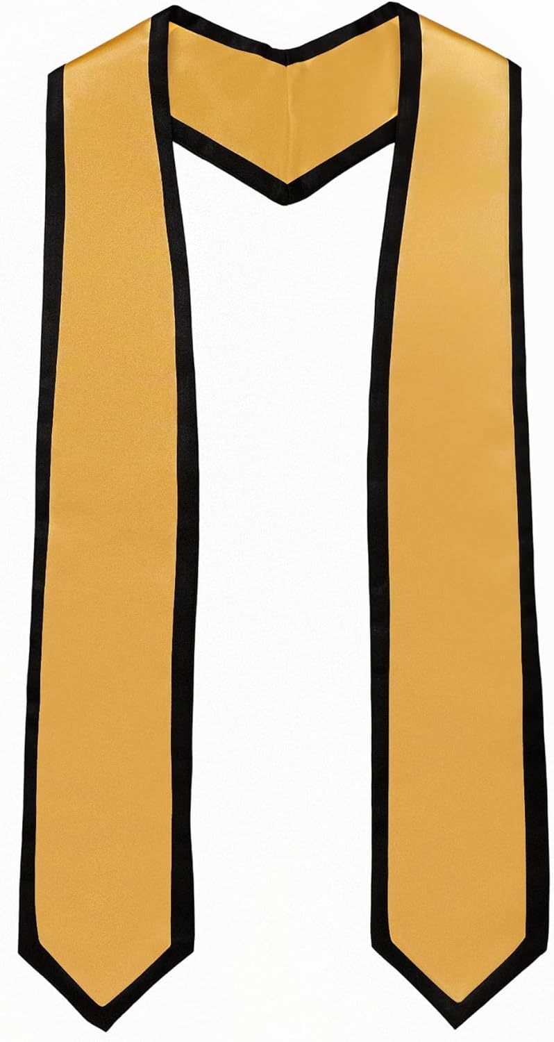 FtyFty Unisex Adult Graduation Honor Stole Classic End With Trim 72" Long - Image 1